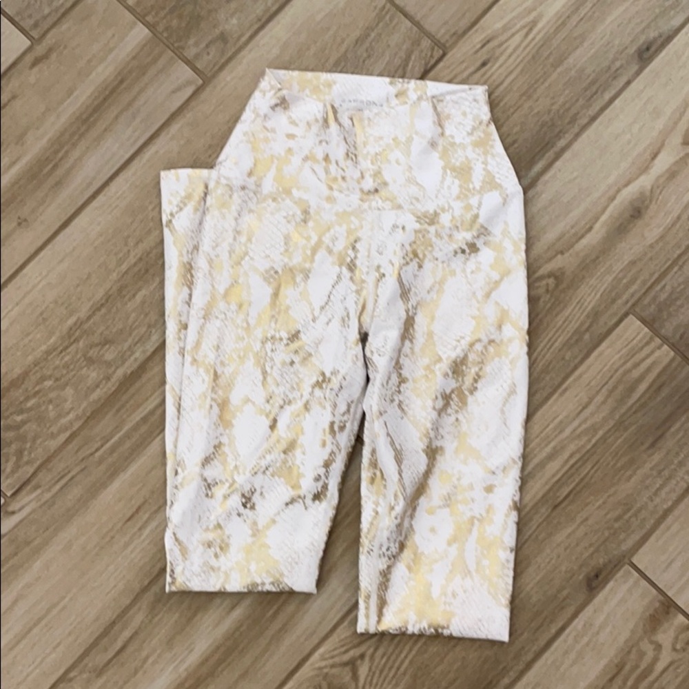 Carbon 38 Metallic Gold Snake Print